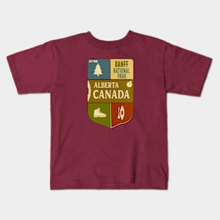 Banff National Park Canada Alberta Kids T-Shirt